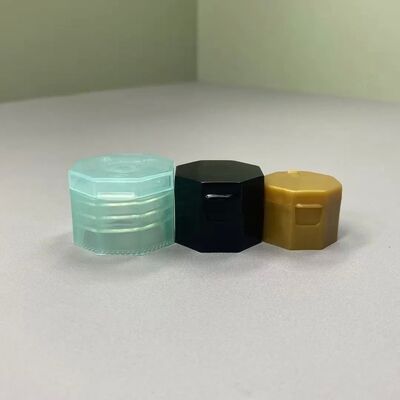 El top del tirón de la forma 24m m del octágono capsula los casquillos rápidos de la forma especial plástica