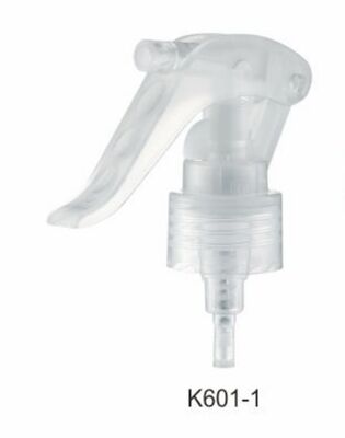 Mini pulverizador de gatillo de plástico blanco para peluquería y peluquería.