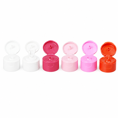 Nuevo diseño 24mm plástico tapa de doble tapa 24-410 Ducha Gel Botellas Caps