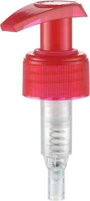 Color rojo de 24m m de la loción del dispensador de la función multi plástica de bambú de la bomba