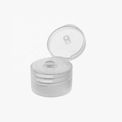 K902-1 Flip Top Plastic Cap ISO14001 18/20/24/28m m transparente no tóxico