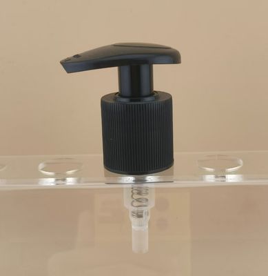 Bomba de loción negra bloqueo izquierda-derecha K202-8 para el cuidado de la piel