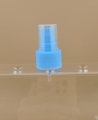 Botellas cosméticas azul acanaladas con pulverizador de niebla fina y gatillo K302