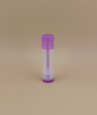 Lápiz labial envasado con tapa púrpura y certificación ISO9001/ISO14001