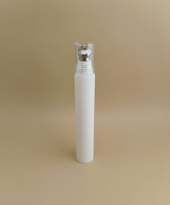 Diseño delicado tubo flexible de plástico blanco para el cuidado de la piel