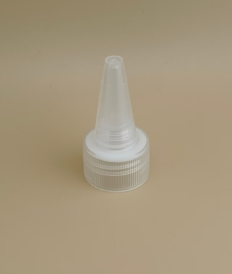 Tapa de gelatina acanalada de plástico transparente para botellas de pintura