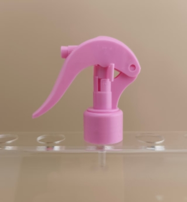 Mini pulverizador de gatillo de plástico rosa K602-2 para botellas y peluquería