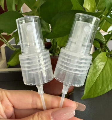 Pulverizador de niebla de plástico de 18/20/24/28 mm Tubo DIP superior largo 410 Tamaño del cuello para botellas cosméticas líquidas para uso industrial químico