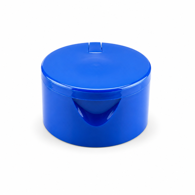 Color azul suave 24/410 tapa de plástico con tapa superior para botella de cosméticos